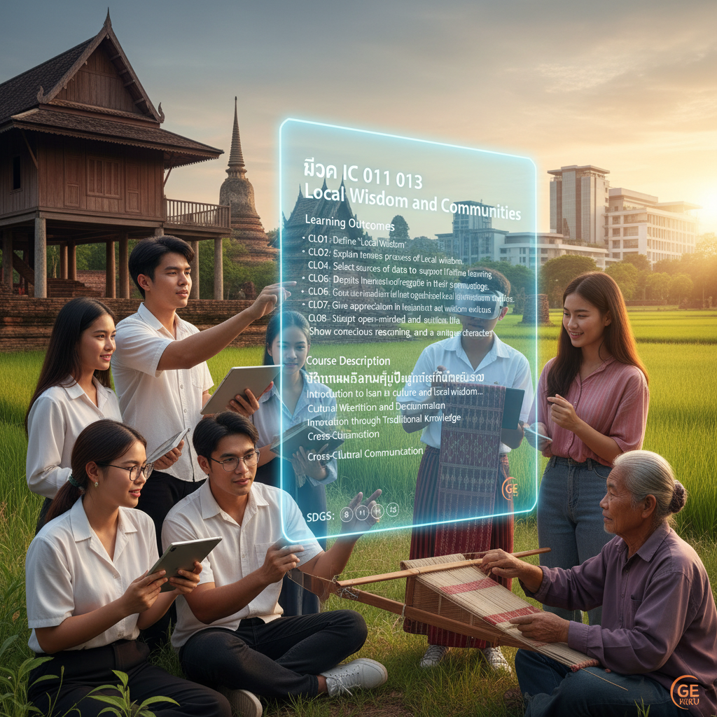 IC011013 ภูมิปัญญาท้องถิ่นและชุมชน (Local Wisdom and Communities)